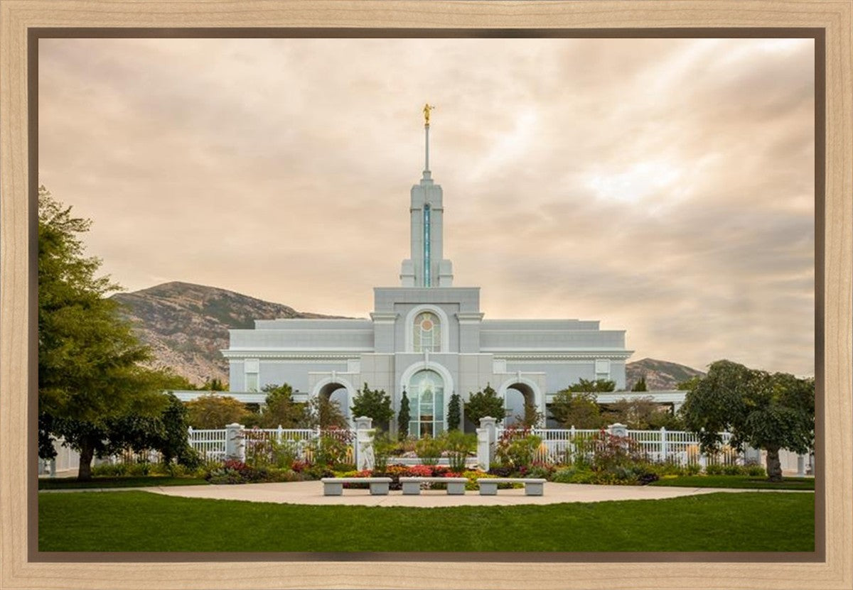 Mount Timpanogos Golden Morning Gallery Wrap