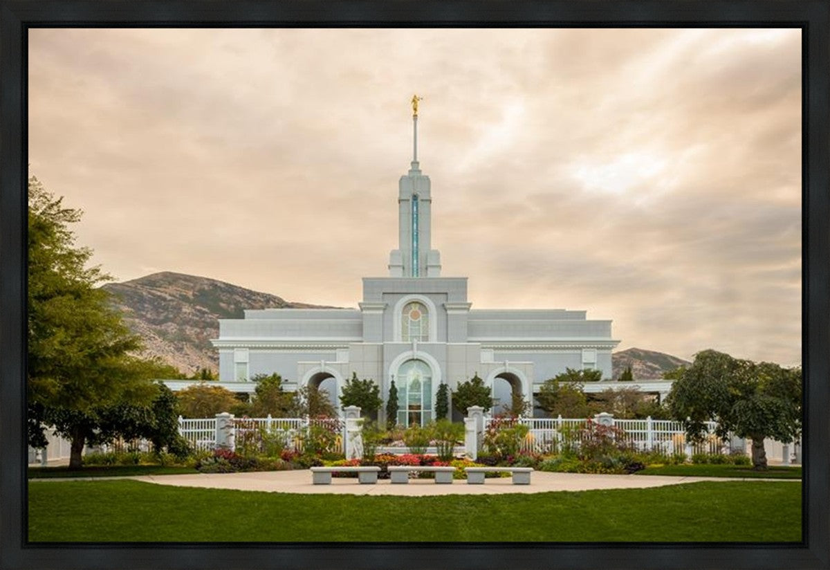 Mount Timpanogos Golden Morning Gallery Wrap