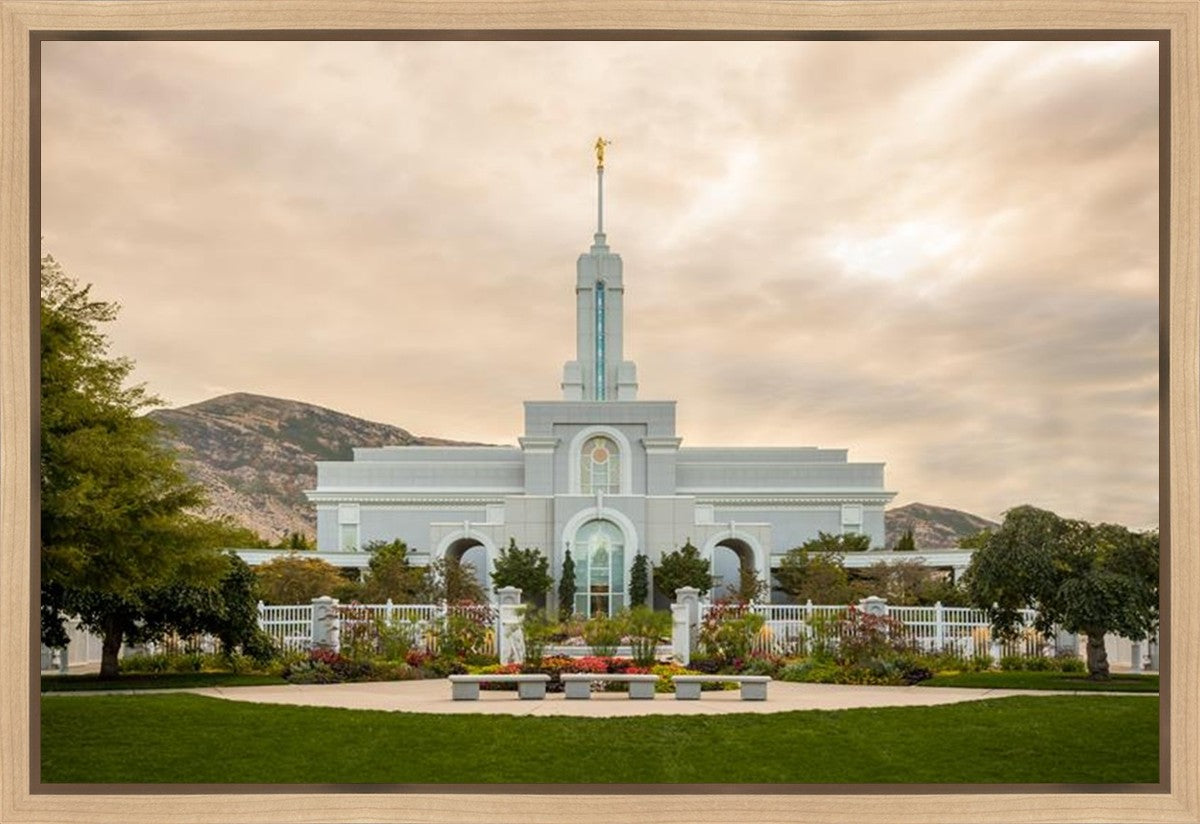 Mount Timpanogos Golden Morning Gallery Wrap