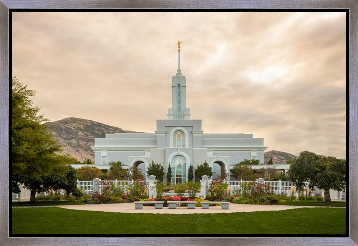 Mount Timpanogos Golden Morning Gallery Wrap
