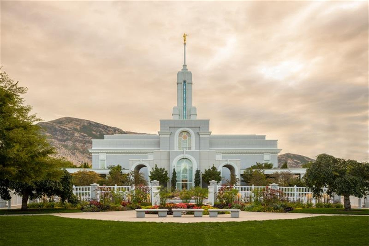 Mount Timpanogos Golden Morning Gallery Wrap