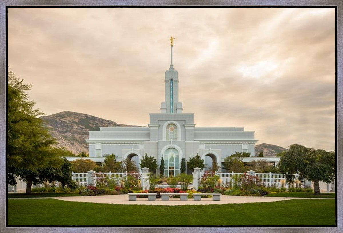 Mount Timpanogos Golden Morning Gallery Wrap