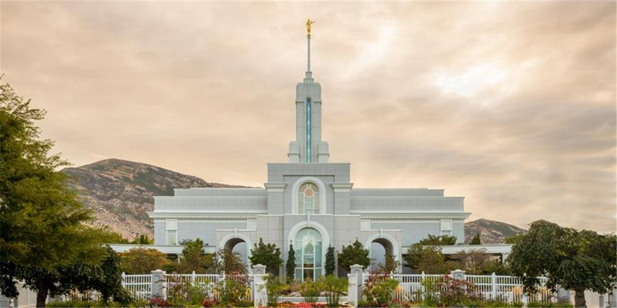 Mount Timpanogos Golden Morning Gallery Wrap