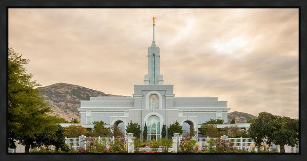 Mount Timpanogos Golden Morning Gallery Wrap