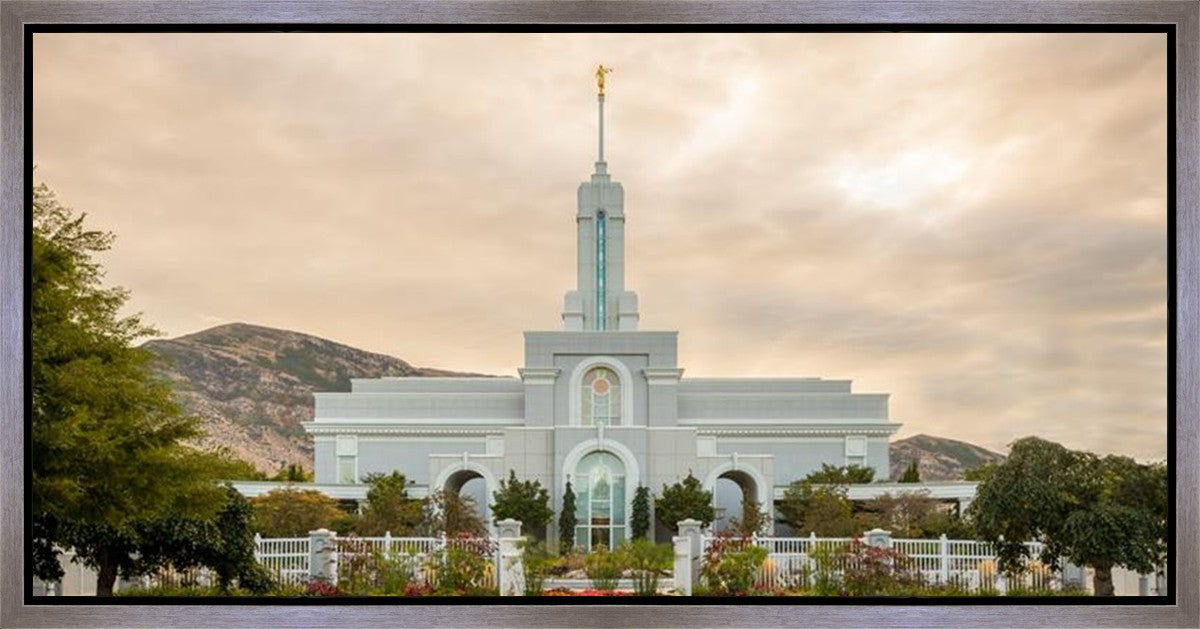 Mount Timpanogos Golden Morning Gallery Wrap