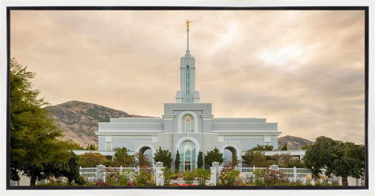 Mount Timpanogos Golden Morning Gallery Wrap