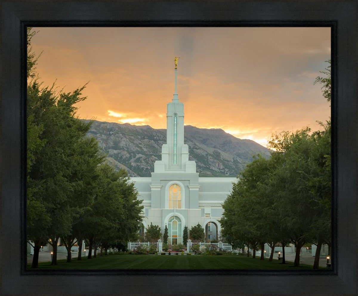 Mount Timpanogos Morning Glory Gallery Wrap