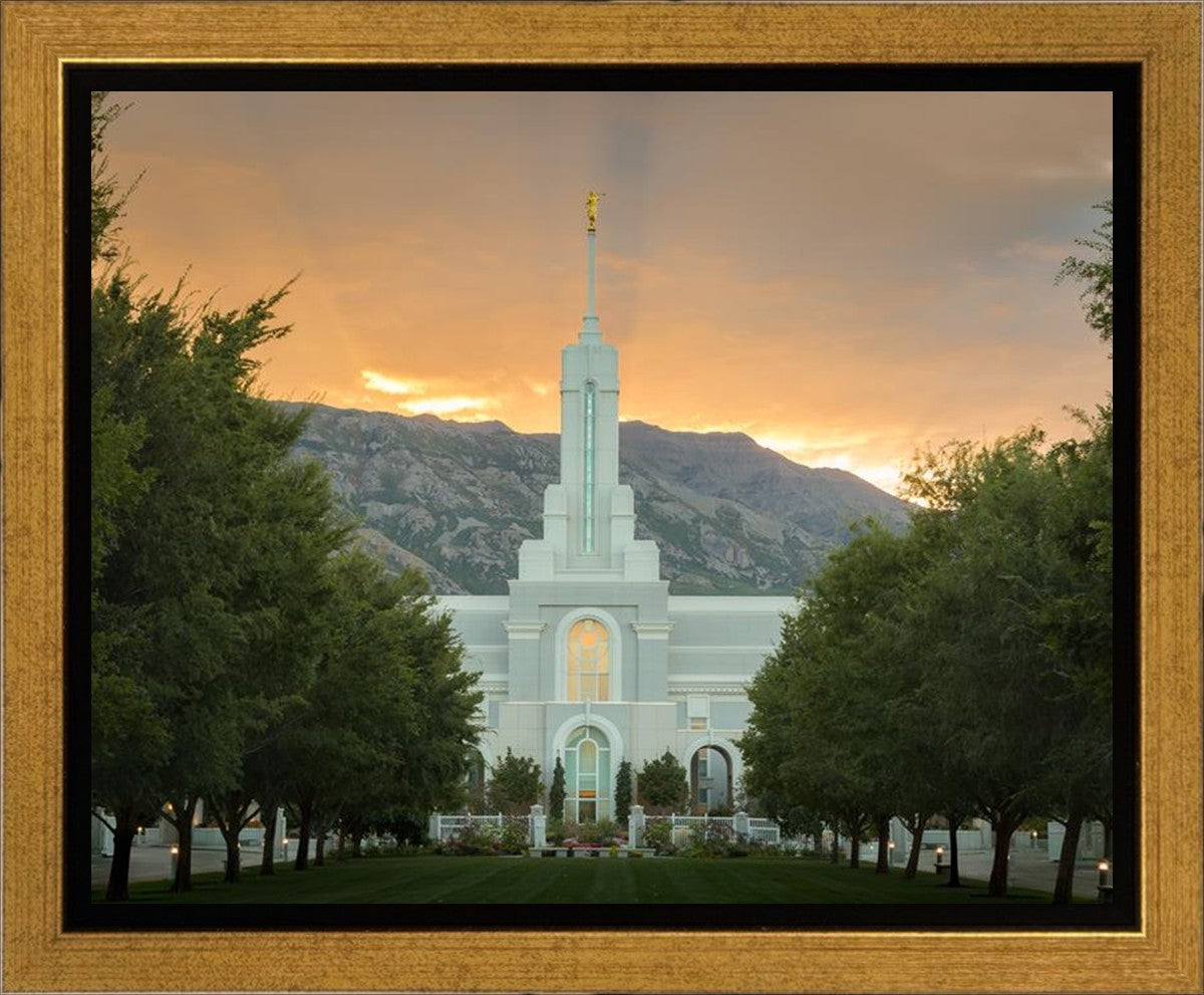 Mount Timpanogos Morning Glory Gallery Wrap