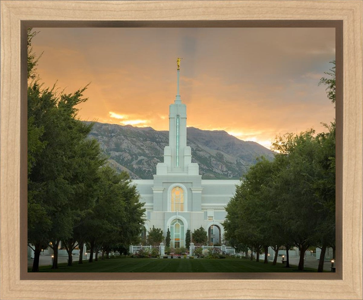 Mount Timpanogos Morning Glory Gallery Wrap