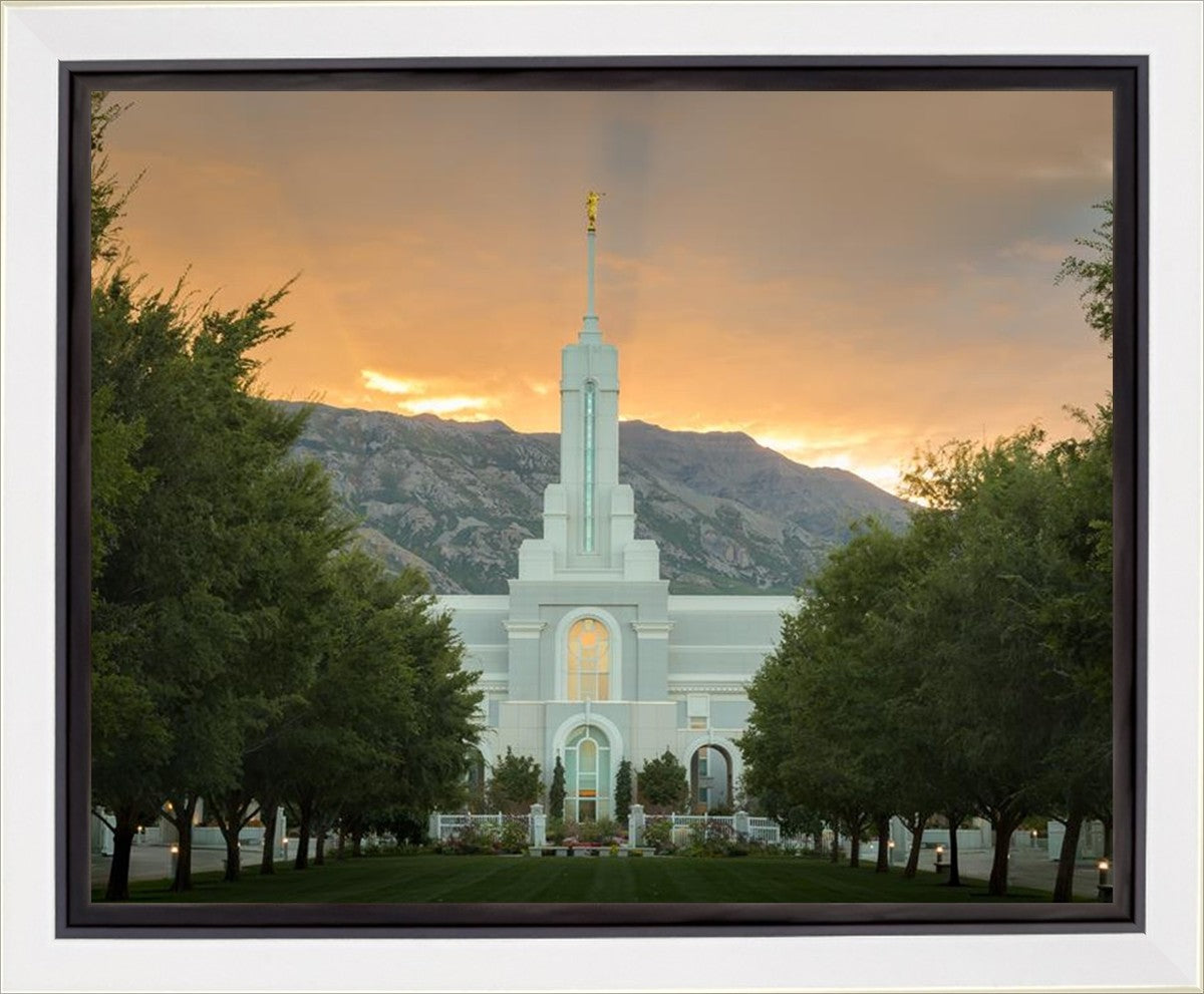 Mount Timpanogos Morning Glory Gallery Wrap