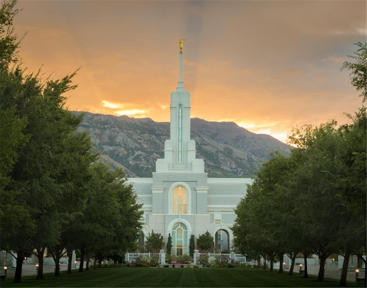 Mount Timpanogos Morning Glory Gallery Wrap