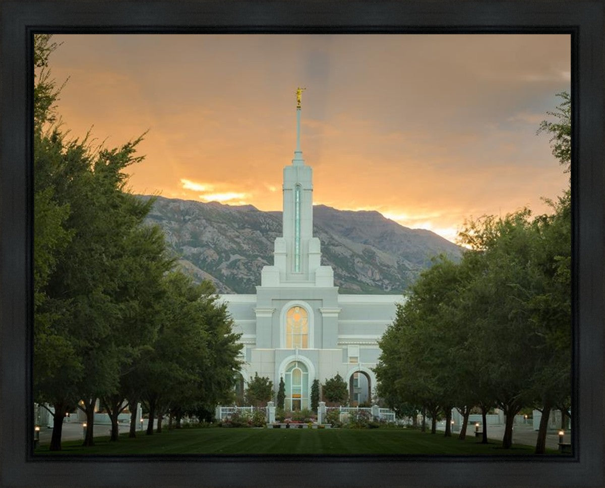 Mount Timpanogos Morning Glory Gallery Wrap