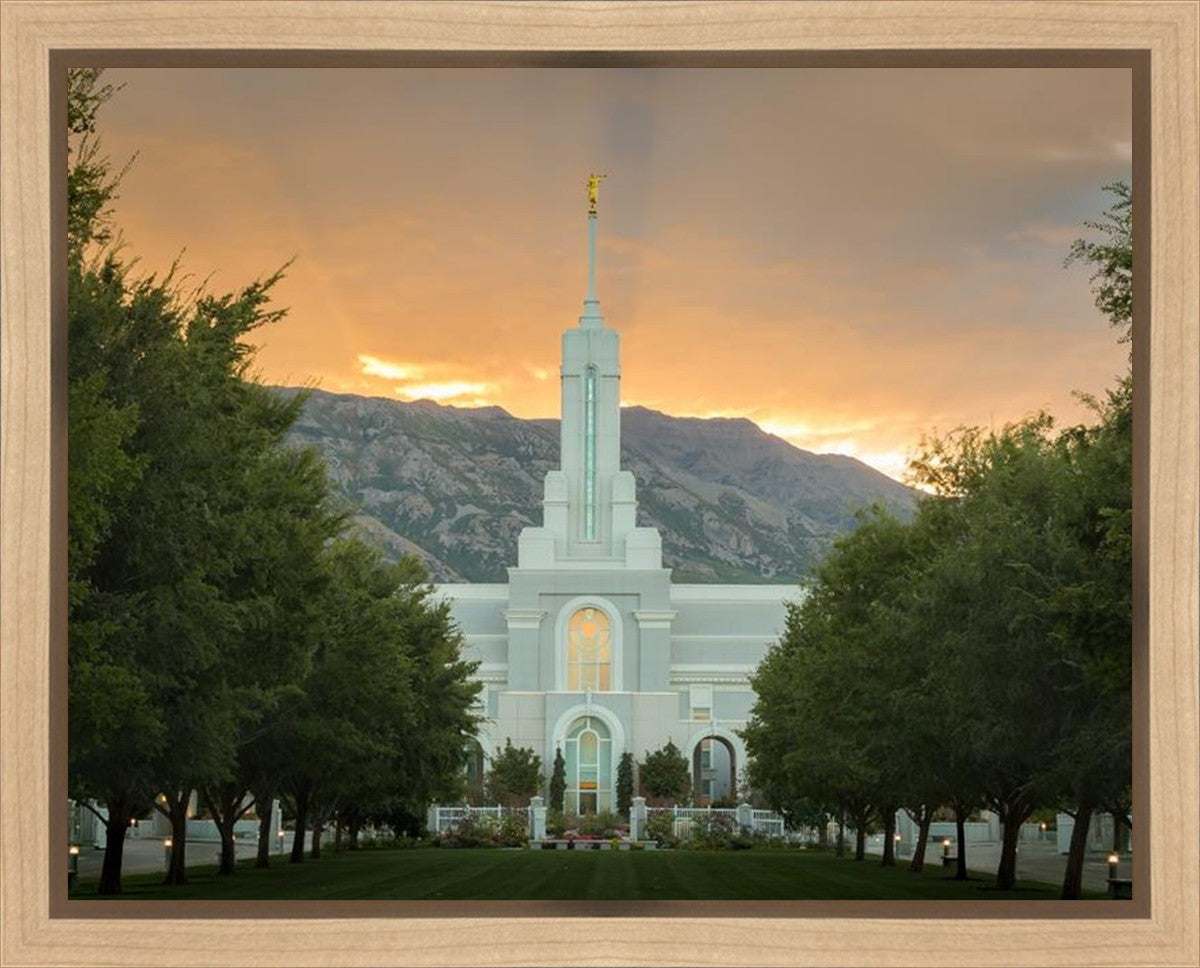 Mount Timpanogos Morning Glory Gallery Wrap