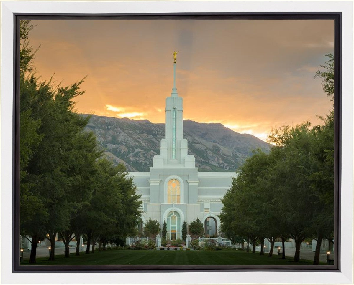 Mount Timpanogos Morning Glory Gallery Wrap