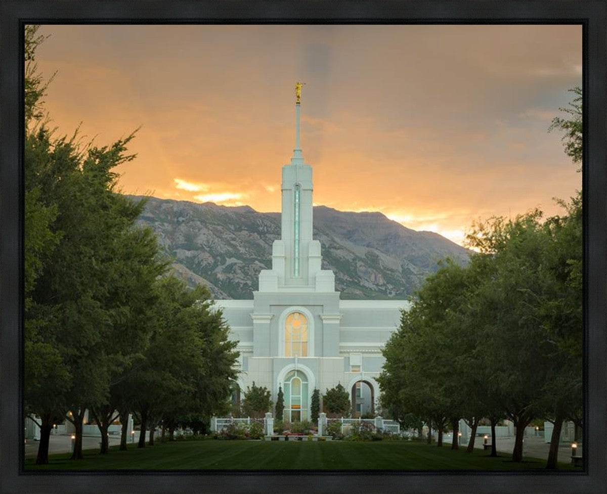 Mount Timpanogos Morning Glory Gallery Wrap