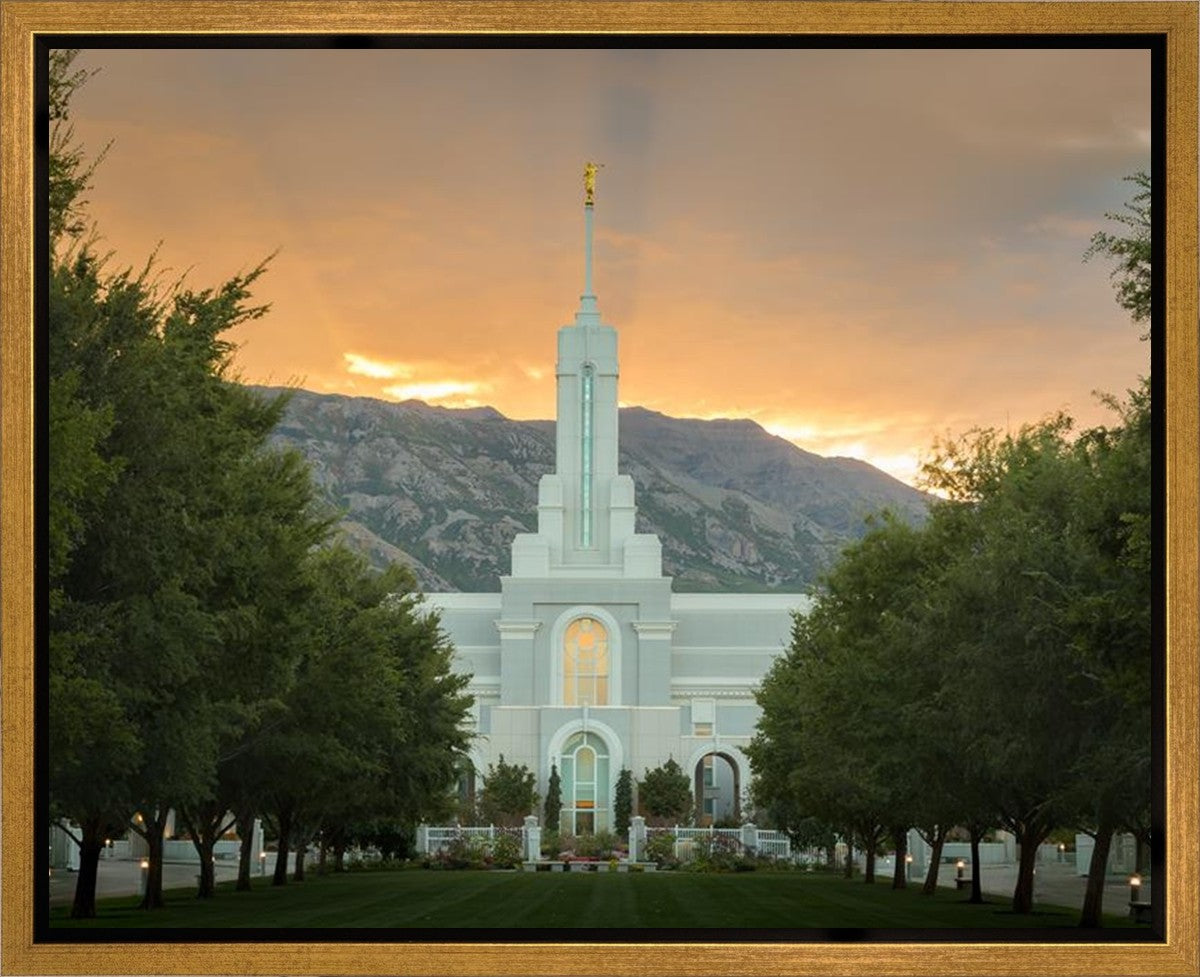Mount Timpanogos Morning Glory Gallery Wrap