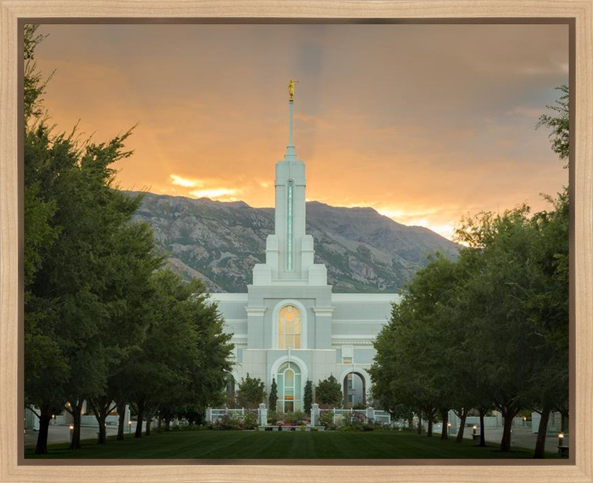 Mount Timpanogos Morning Glory Gallery Wrap