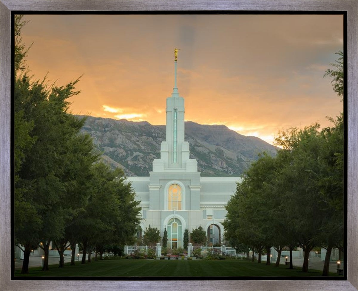 Mount Timpanogos Morning Glory Gallery Wrap