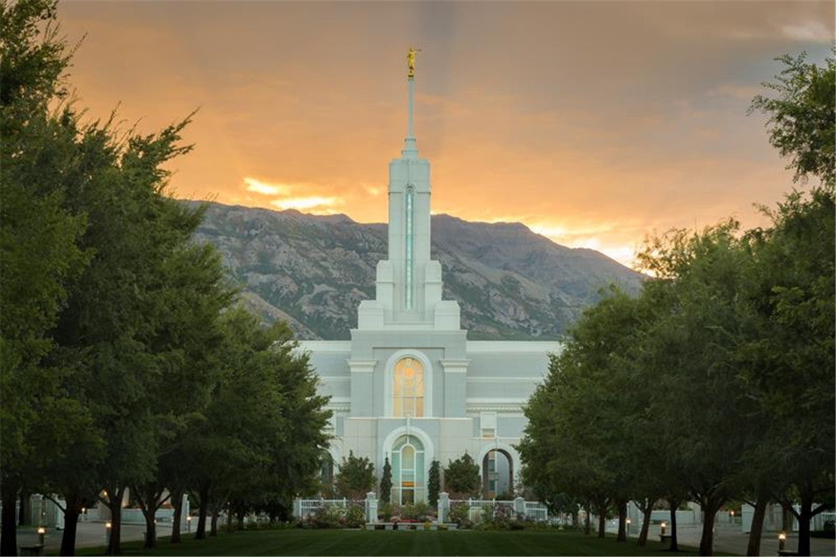Mount Timpanogos Morning Glory Gallery Wrap