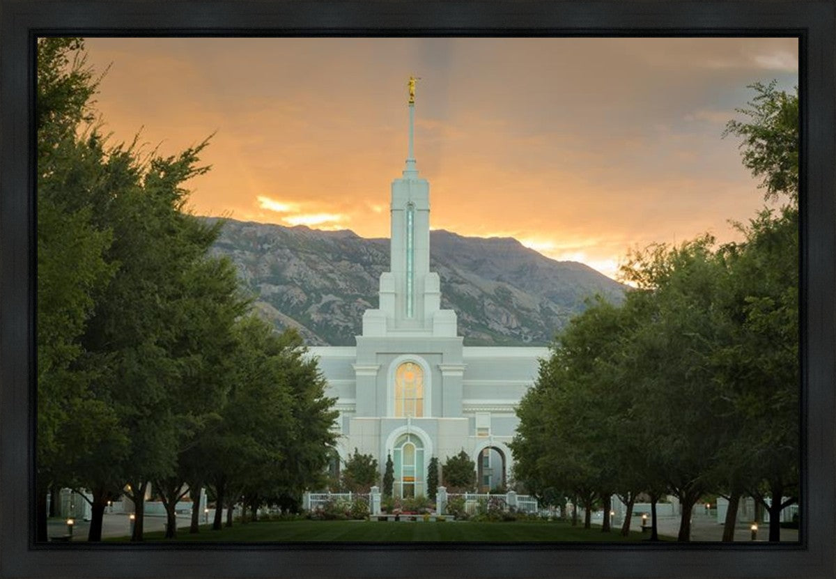 Mount Timpanogos Morning Glory Gallery Wrap