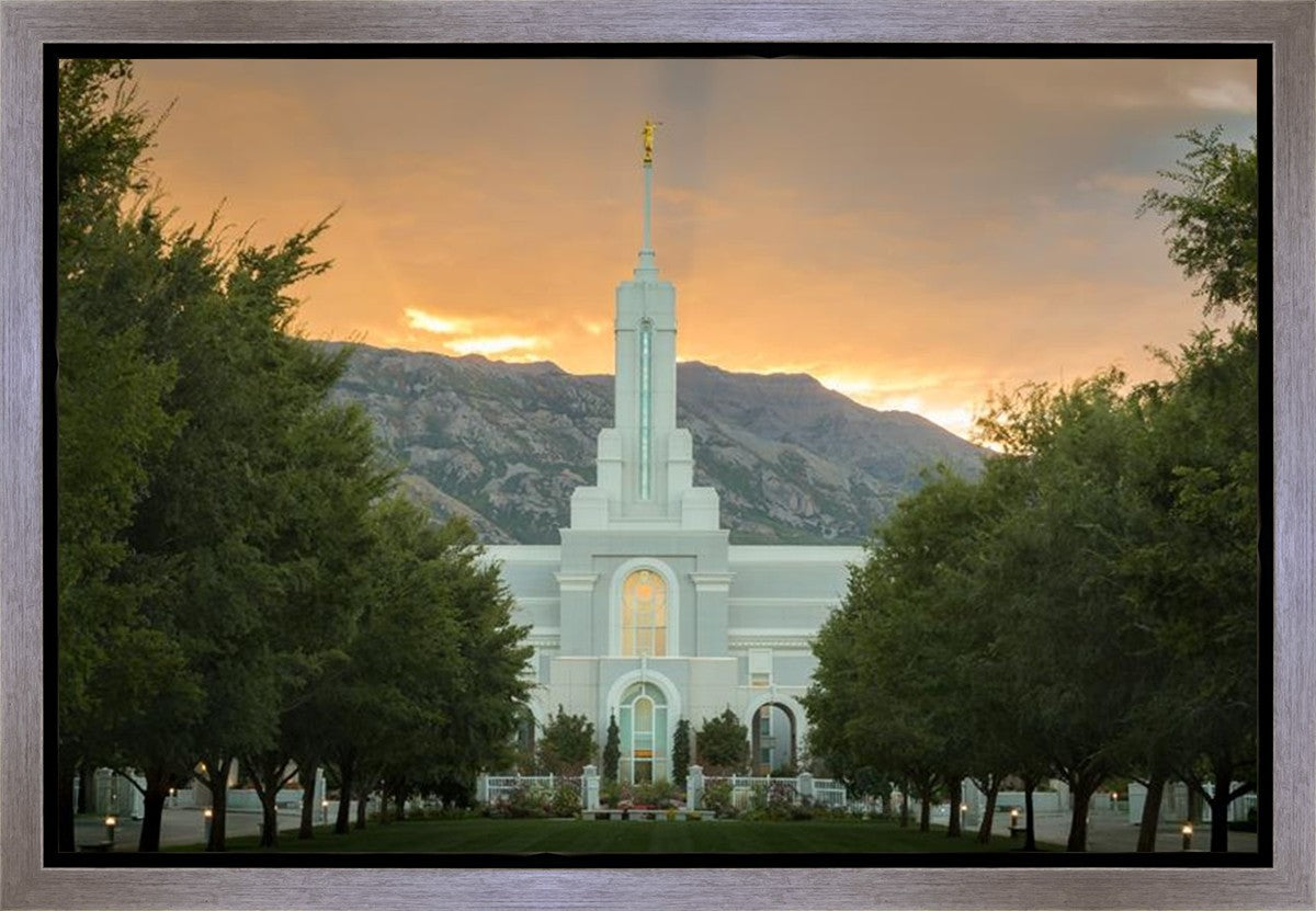 Mount Timpanogos Morning Glory Gallery Wrap