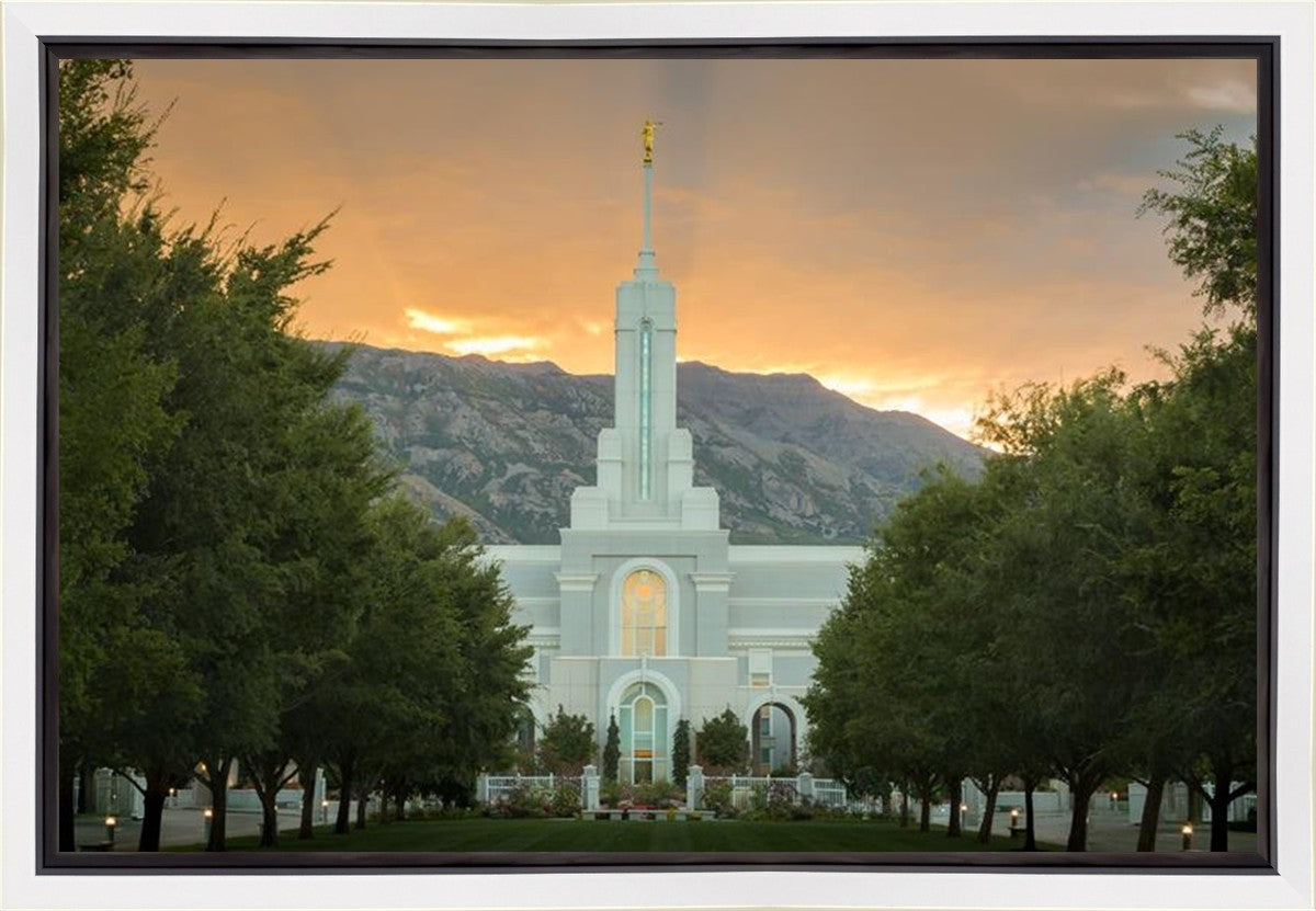 Mount Timpanogos Morning Glory Gallery Wrap