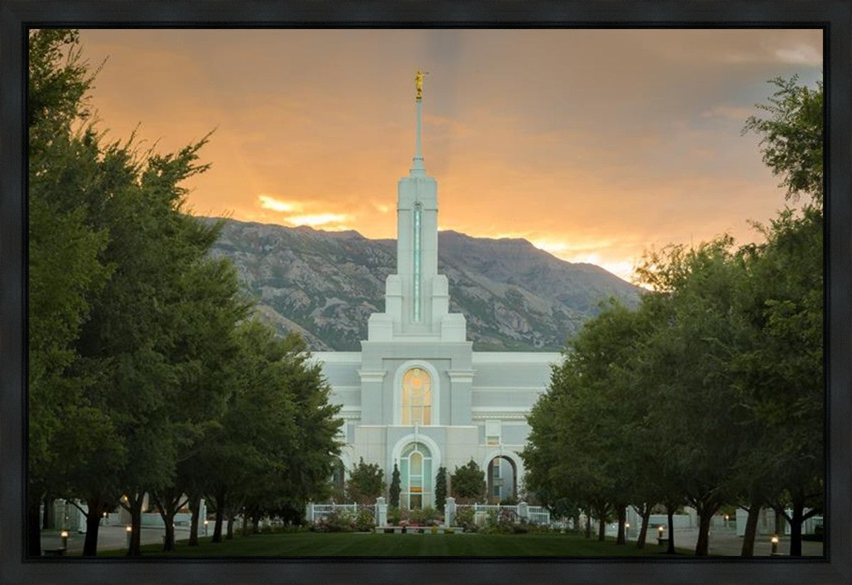 Mount Timpanogos Morning Glory Gallery Wrap