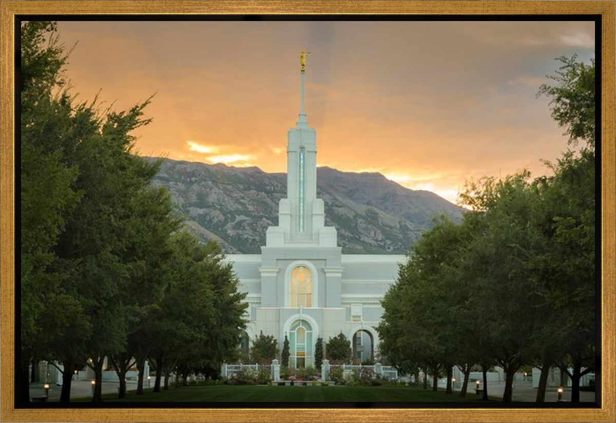Mount Timpanogos Morning Glory Gallery Wrap