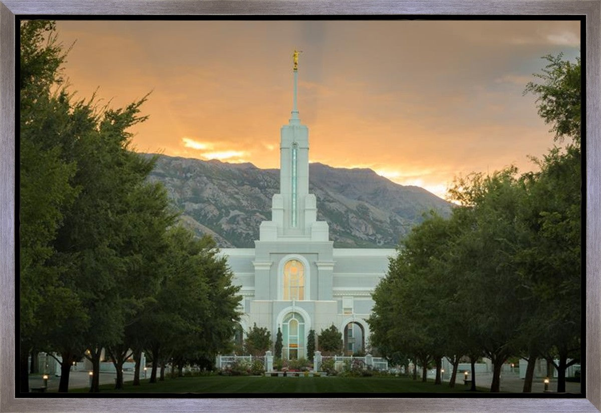 Mount Timpanogos Morning Glory Gallery Wrap