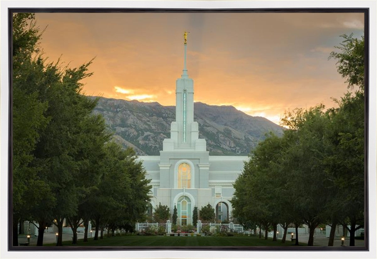Mount Timpanogos Morning Glory Gallery Wrap