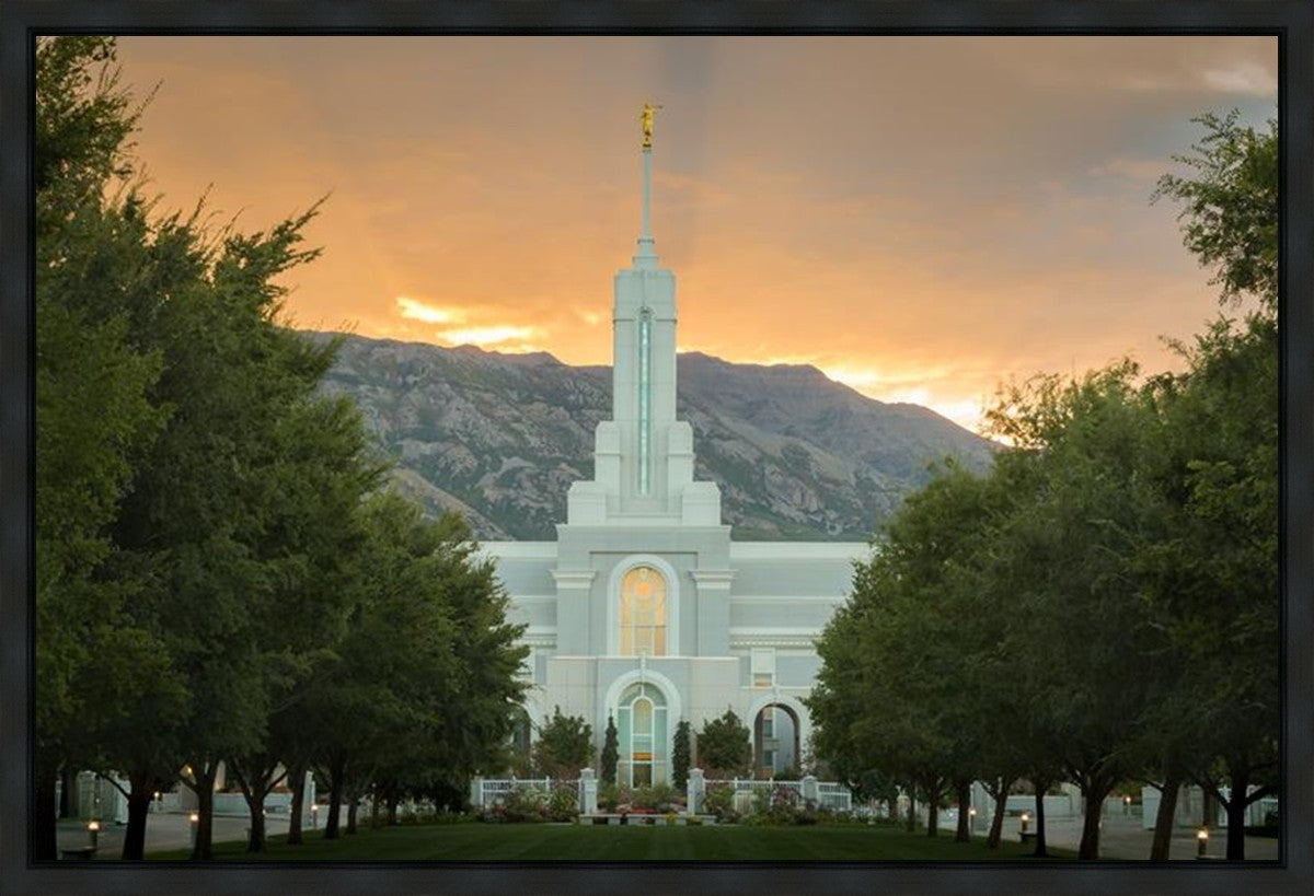 Mount Timpanogos Morning Glory Gallery Wrap