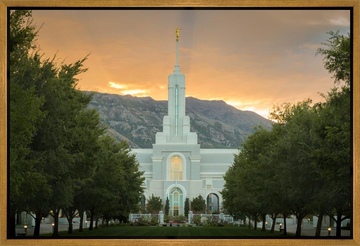Mount Timpanogos Morning Glory Gallery Wrap