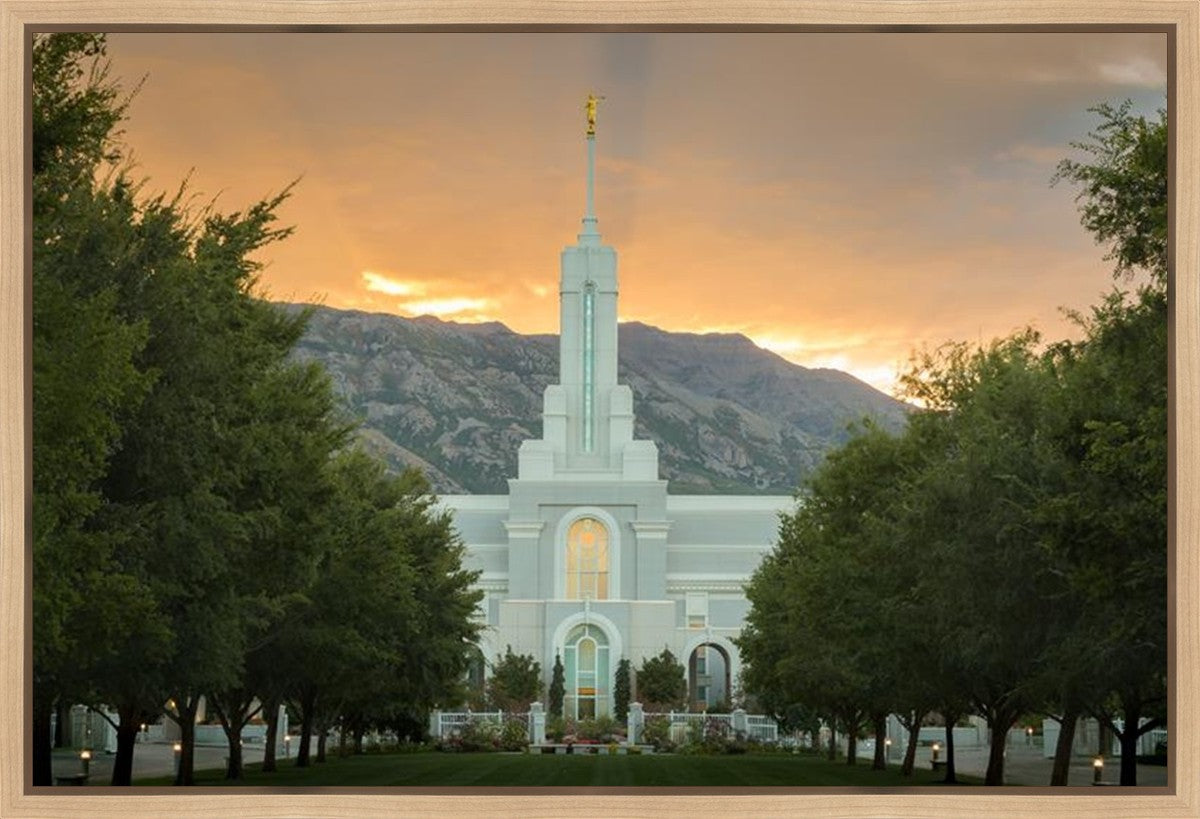 Mount Timpanogos Morning Glory Gallery Wrap