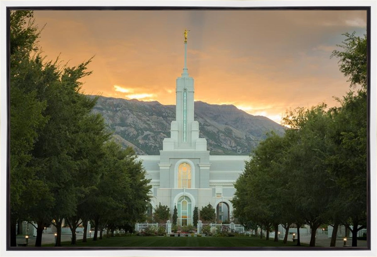 Mount Timpanogos Morning Glory Gallery Wrap
