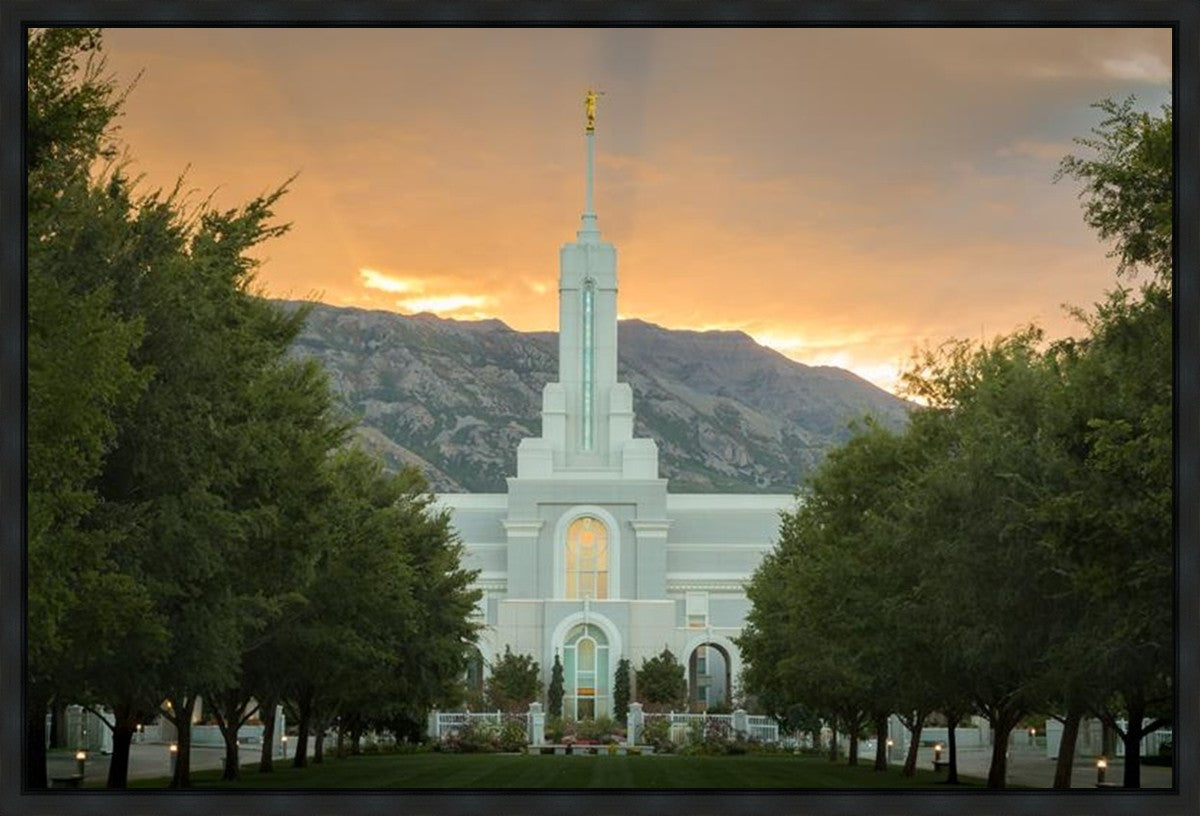 Mount Timpanogos Morning Glory Gallery Wrap