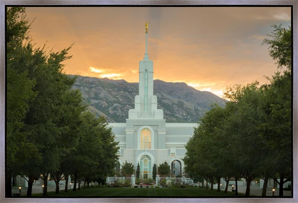 Mount Timpanogos Morning Glory Gallery Wrap