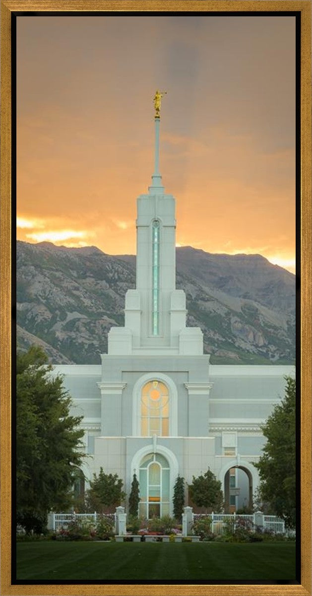 Mount Timpanogos Morning Glory Gallery Wrap