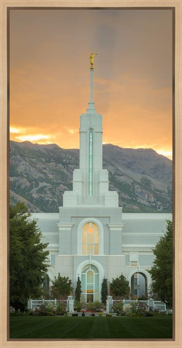 Mount Timpanogos Morning Glory Gallery Wrap