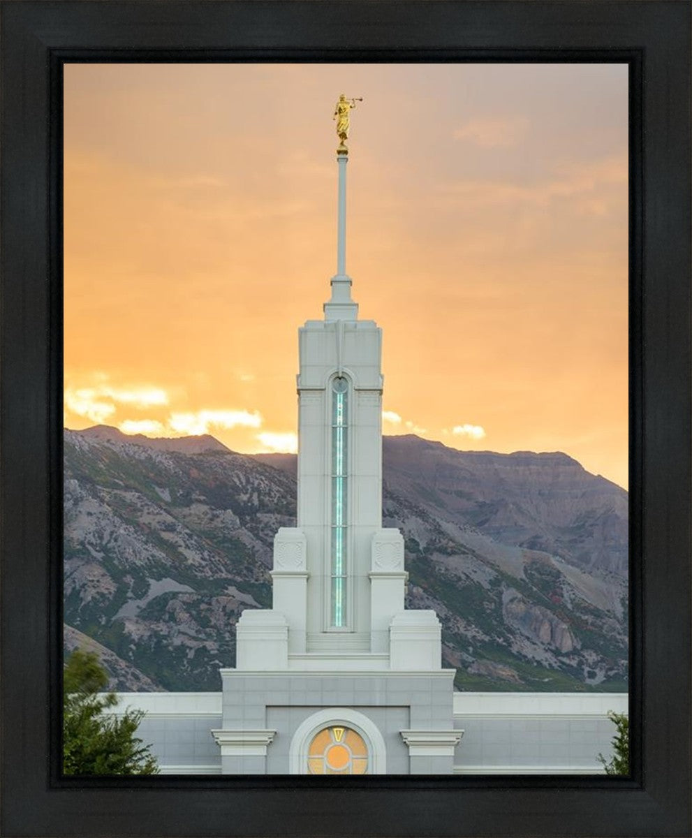 Mount Timpanogos Morning Glory Vertical Gallery Wrap