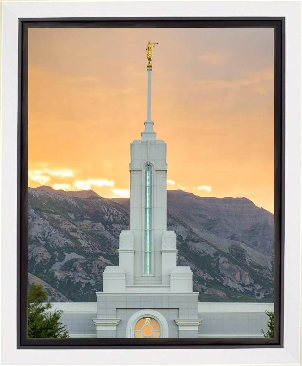 Mount Timpanogos Morning Glory Vertical Gallery Wrap