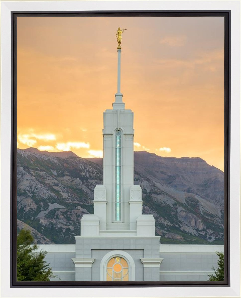 Mount Timpanogos Morning Glory Vertical Gallery Wrap
