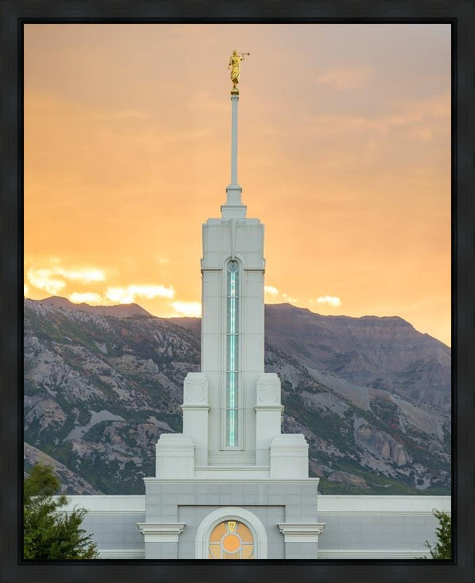Mount Timpanogos Morning Glory Vertical Gallery Wrap