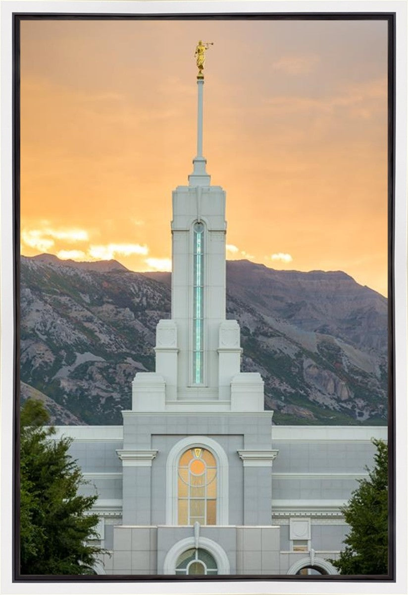 Mount Timpanogos Morning Glory Vertical Gallery Wrap