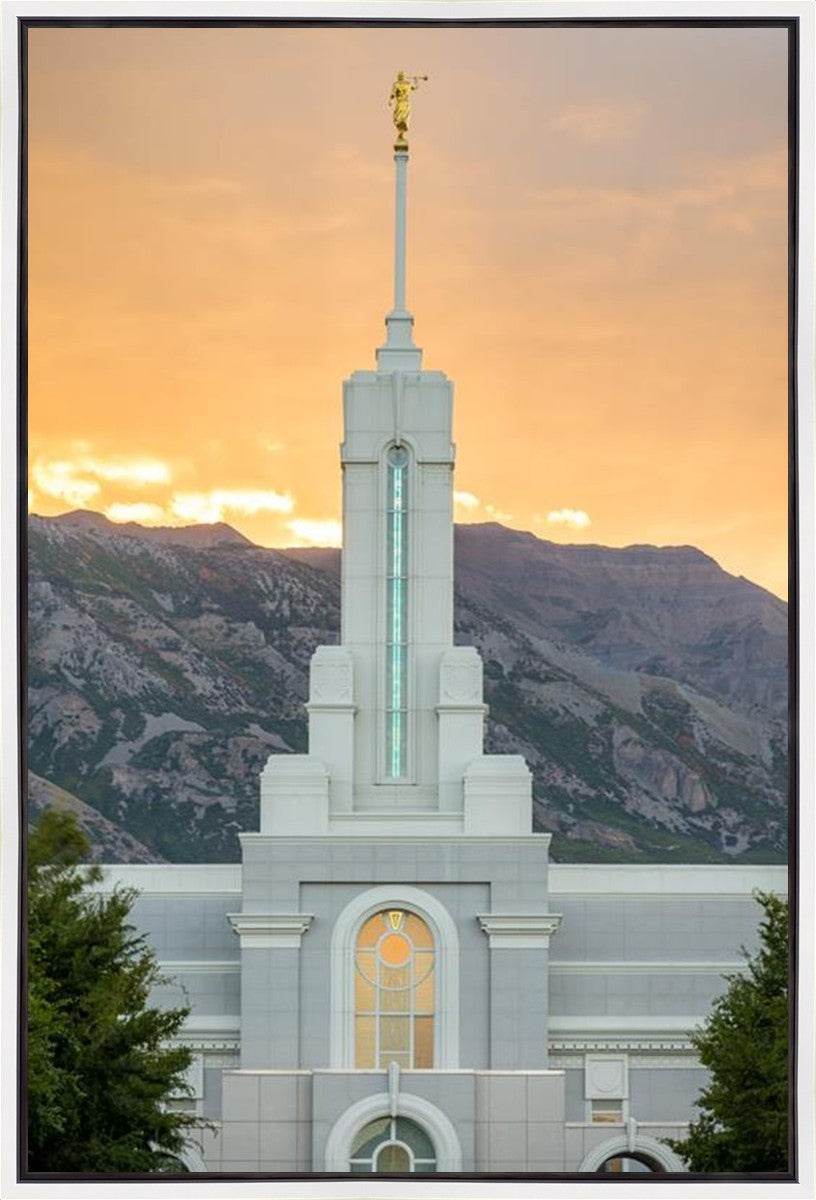 Mount Timpanogos Morning Glory Vertical Gallery Wrap