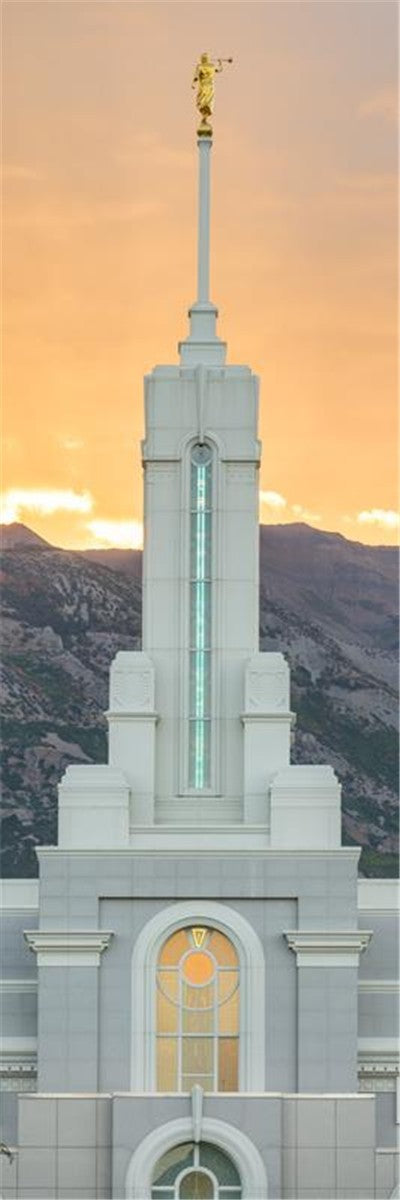 Mount Timpanogos Morning Glory Vertical Gallery Wrap