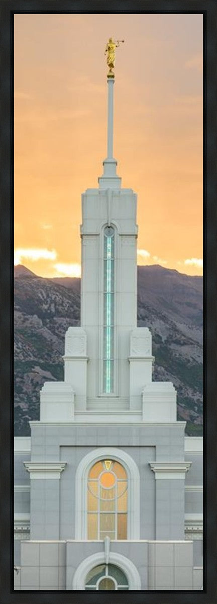 Mount Timpanogos Morning Glory Vertical Gallery Wrap