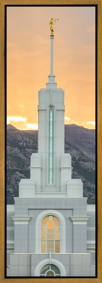 Mount Timpanogos Morning Glory Vertical Gallery Wrap