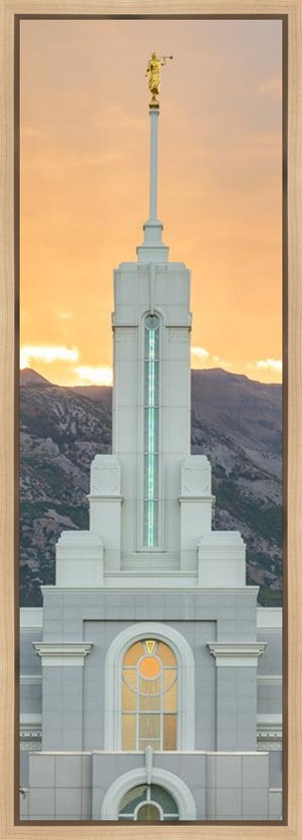 Mount Timpanogos Morning Glory Vertical Gallery Wrap