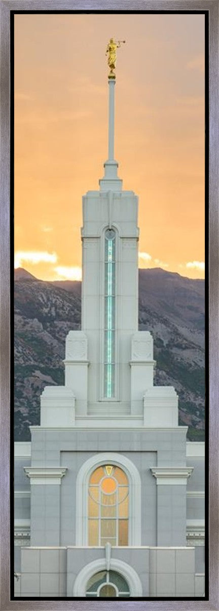Mount Timpanogos Morning Glory Vertical Gallery Wrap