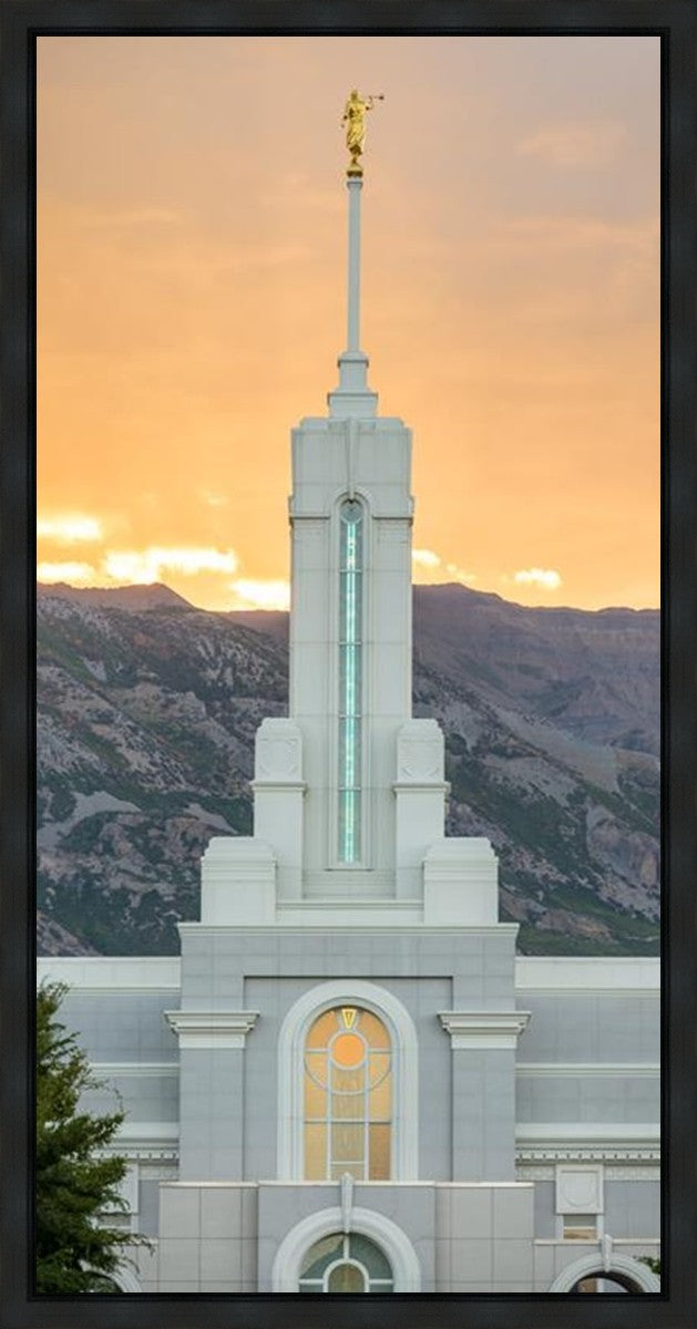 Mount Timpanogos Morning Glory Vertical Gallery Wrap